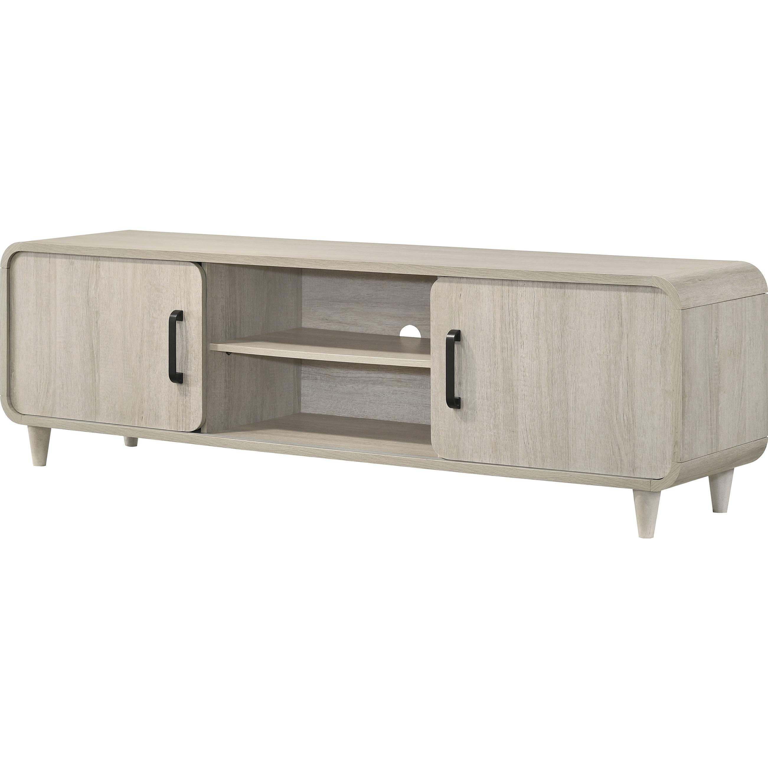 Crown Mark Nyomi B4900-9 TV Stand - White IMAGE 1